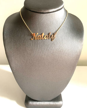 WHAT’S MY NAME NAMEPLATE NECKLACE